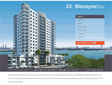 Tablet Screenshot of 23biscaynebay.com